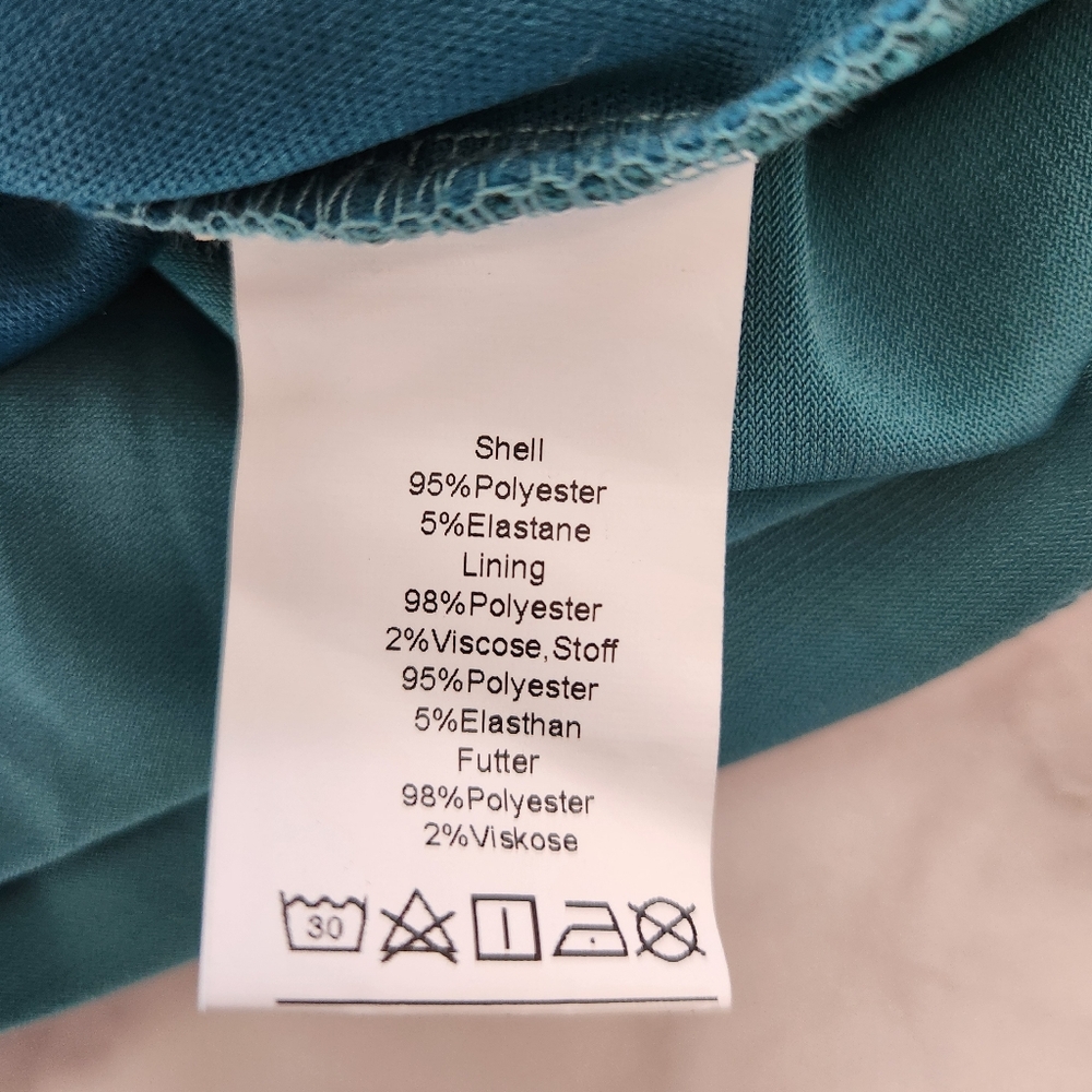 Grace Karin Small Emerald Wrap Blouse Elegant & Flattering - Picture 15 of 16